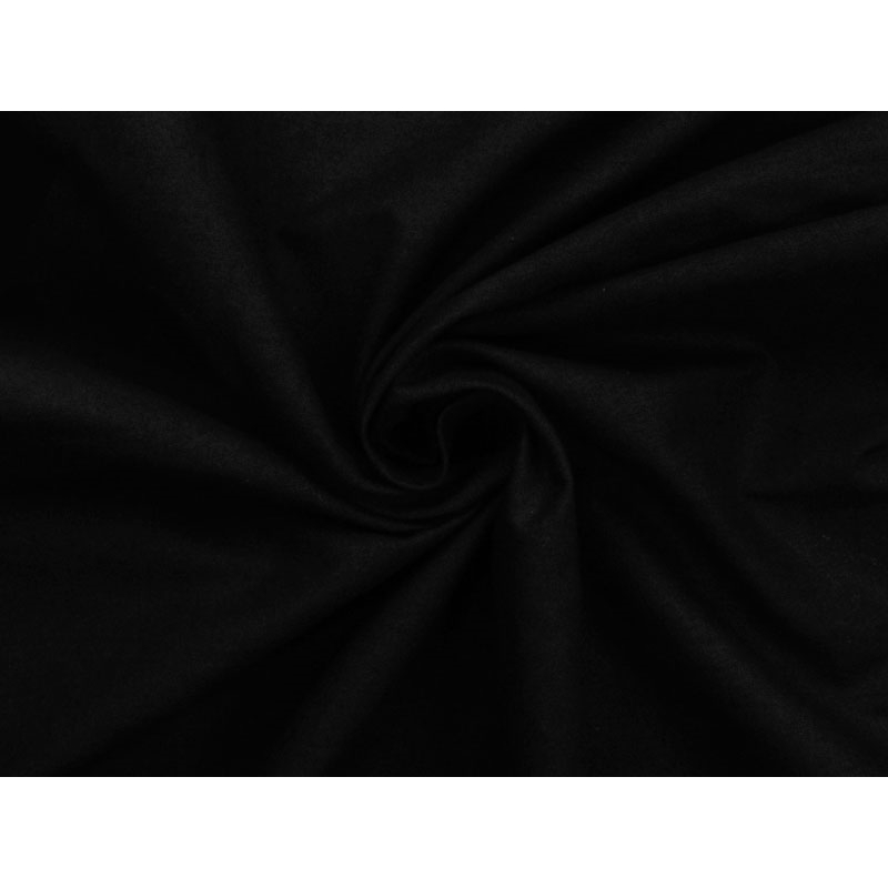 100 % COTTON FABRIC SCHWARZ 145 CM