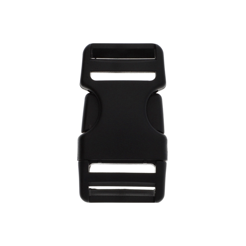 Plastic buckle 25 mm black 100 pcs