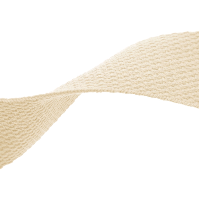 Polycotton webbing 2 beige 031 pp 50 yd