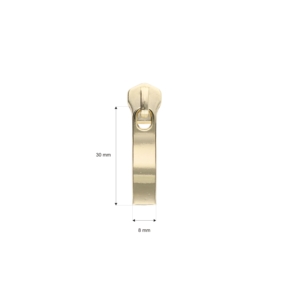 Suwak do taśmy suwakowej metalowej 5 non lock 0292-2014 jasne złoto