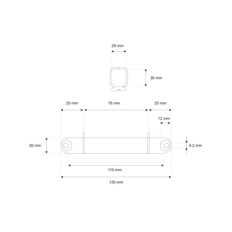 Binder - čelisťový mechanismus 123/29 mm 4D 1 ks