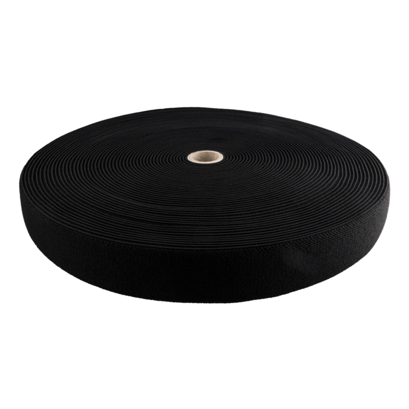 ELASTISCHES BAND FÜR HOSENTRÄGER 35 MM EU (580) SCHWARZ 25 MB