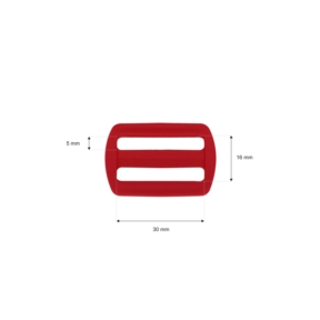 Regulator plastikowy 30/16 mm czerwony