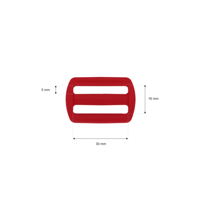 Regulator plastikowy 30/16 mm czerwony
