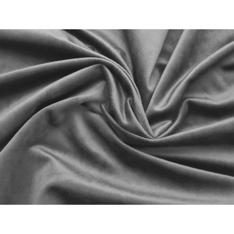 SUEDE FABRIC (VELOUR) 260 G/M2 GREY