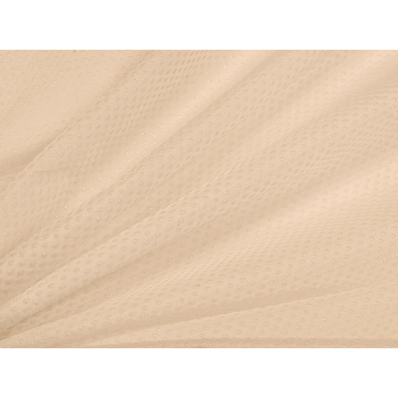 ANTI-SLIP POLYESTER FABRIC 420D PU  COVERED  BEIGE  145 CM 200 MB