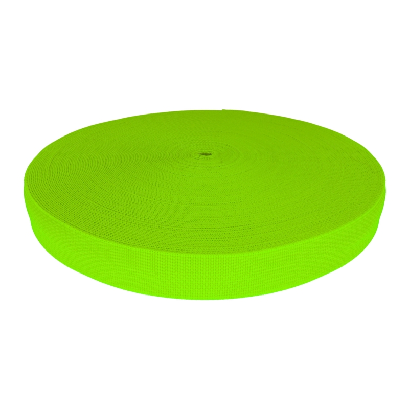 WEBBING TAPE P10 30 MM YELLOW NEON 1003 PES