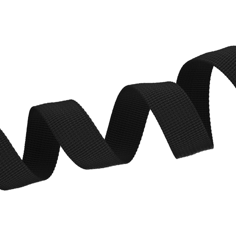 WEBBING TAPE P10 20 MM BLACK 580 PES