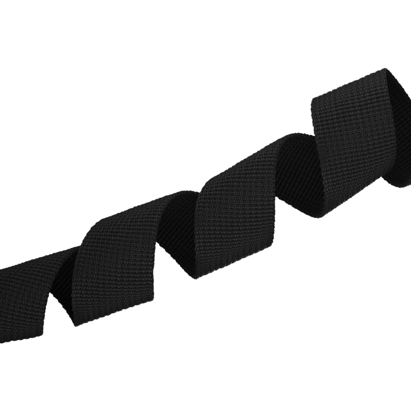 WEBBING TAPE P10 25 MM BLACK 580 PES  