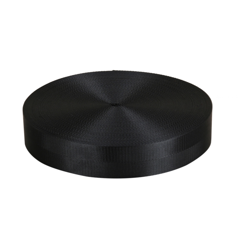 WEBBING TAPE P11 38 MM BLACK 580 PES