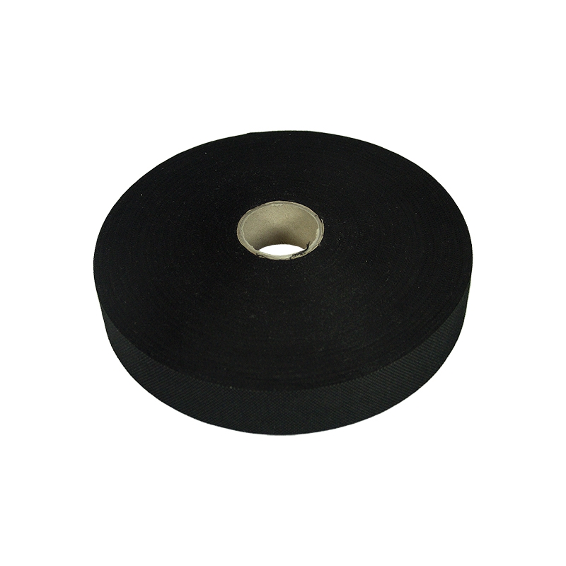 Polyester twill tape 25 mm black (580)