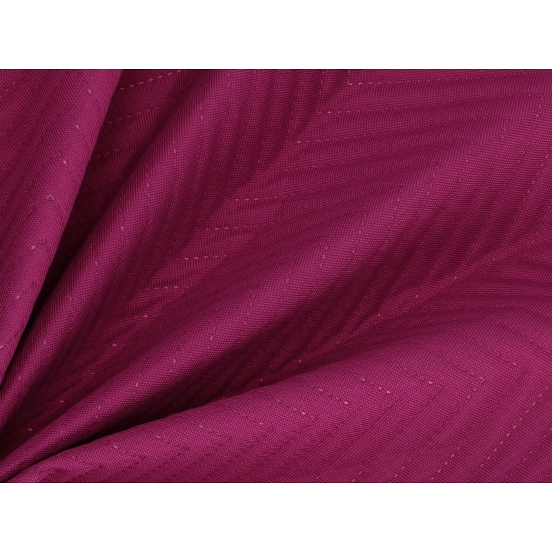 Quilted polyester fabric Oxford 600d pu*2 waterproof honeycomb (299) amaranth  160 cm 25 mb