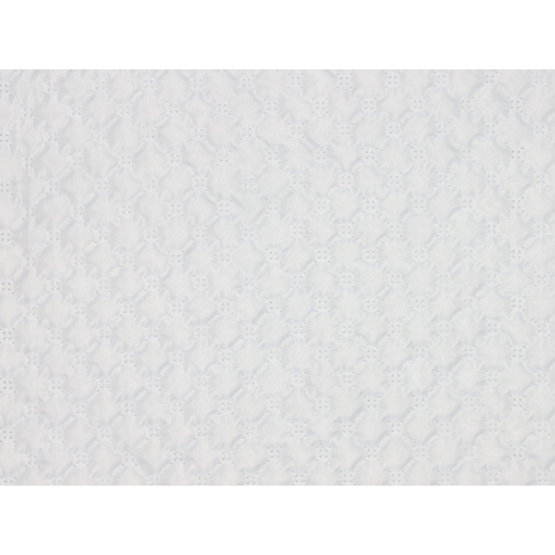 QUILTED  POLYESTER  LINING&nbsp FABRIC SNOWFLAKE&nbsp180T (501)  WHITE 150 CM  MB