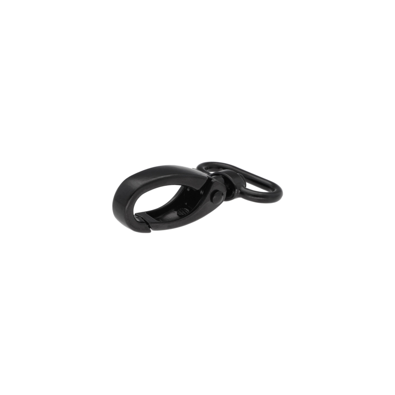 METAL SNAP HOOK 25 MM 0152 MATT BLACK 1     PCS