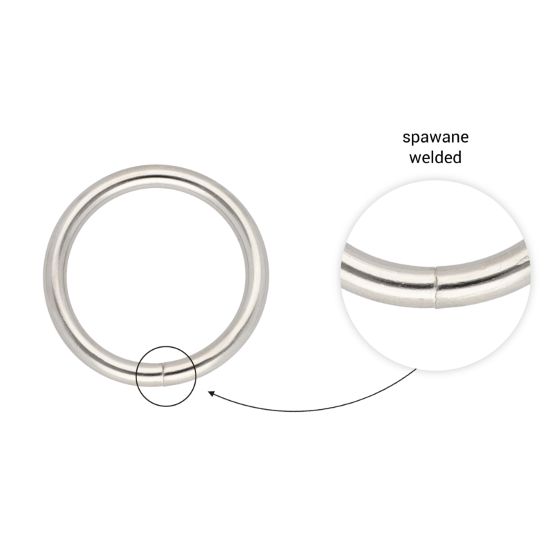 METALLRING 30/4 MM NICKEL GESCHWEISST 100 ST.