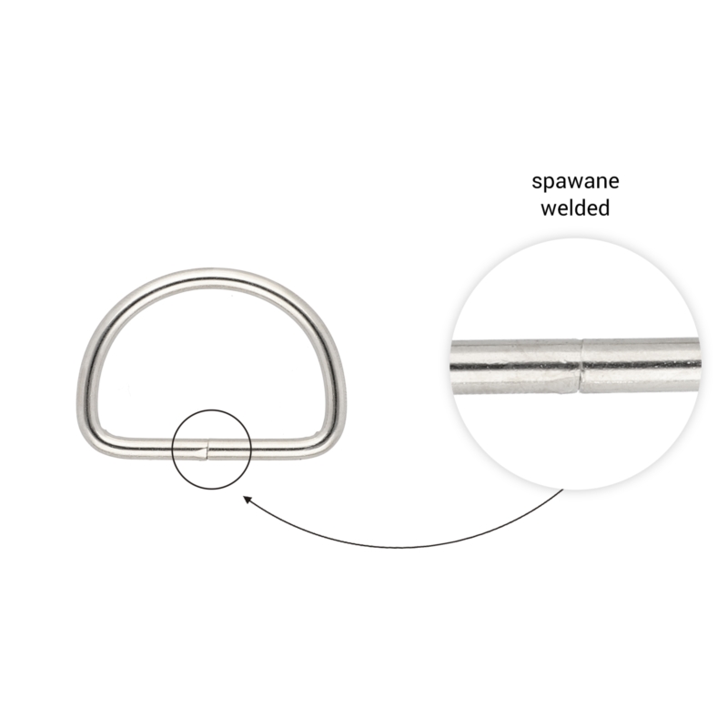 HALBRING AUS METALL 30/20/3 MM NICKEL GESCHWEISST 100 ST.