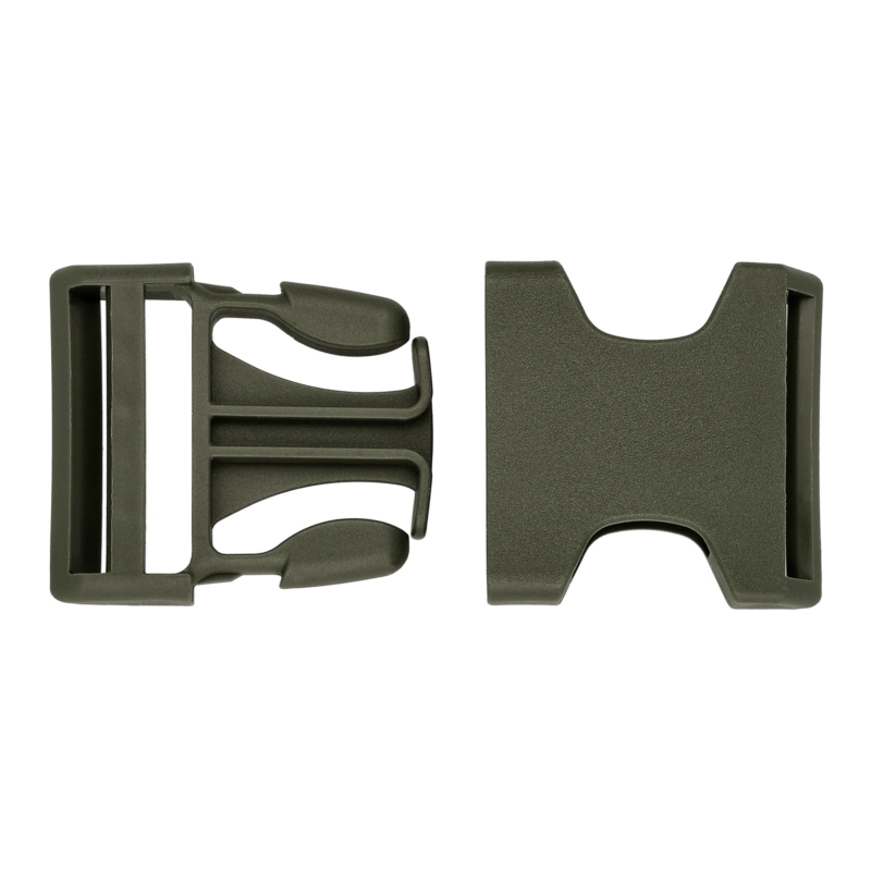 Plastic buckle 40 mm olive 100 pcs