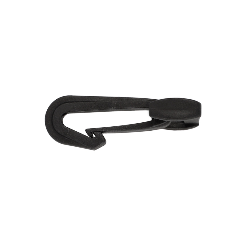 Plastic snap hook 30 mm black 500 pcs