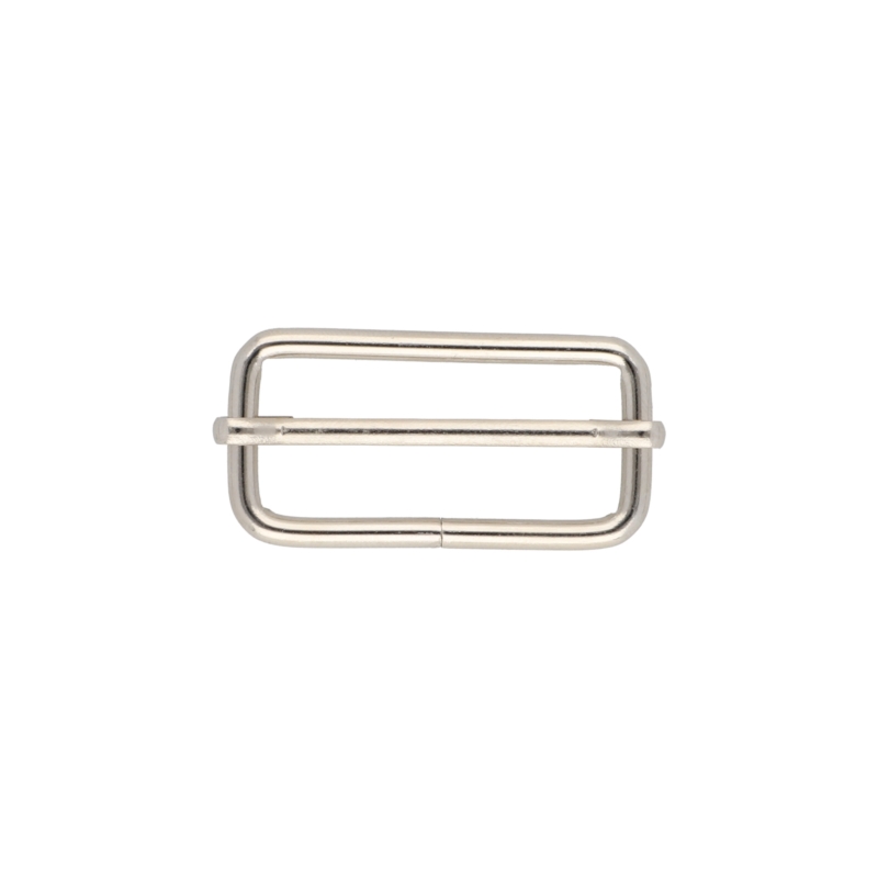 METAL SLIDE BUCKLE 35/15/3 MM NICKEL WIRE    100   PCS