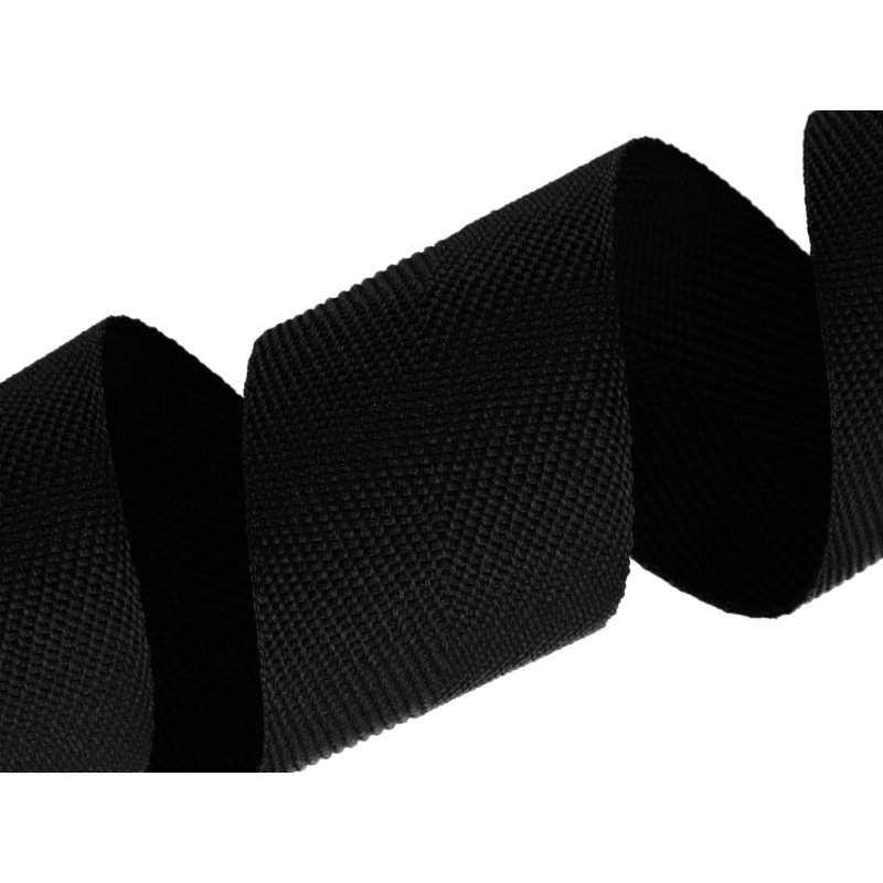 Herringbone twill tape 30 mm/0,8 mm black (580)