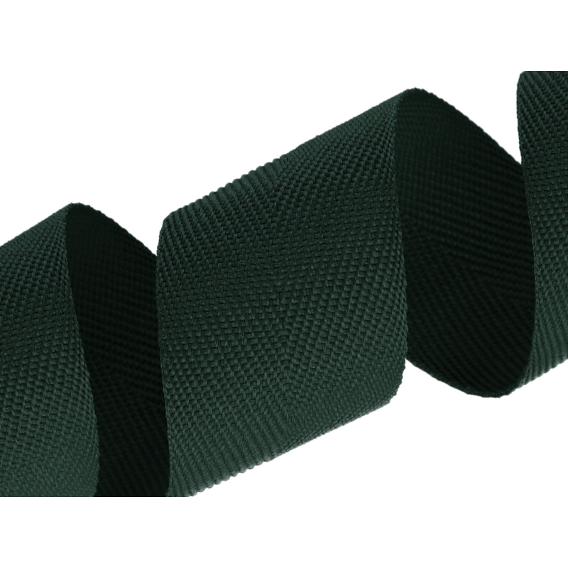 Herringbone twill tape 30 mm/0,8 mm dark green (017)