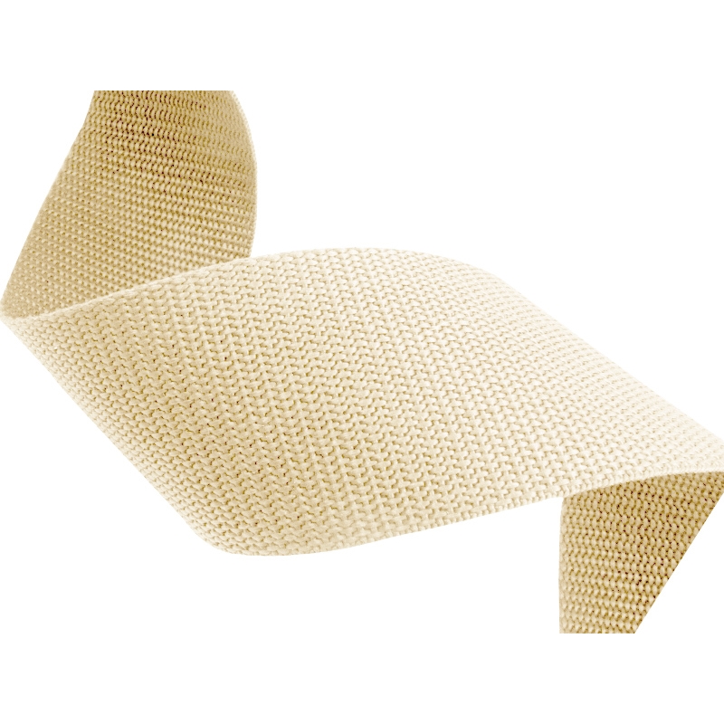 Webbing pp 15 mm / 1,3 mm light beige  031 50 mb