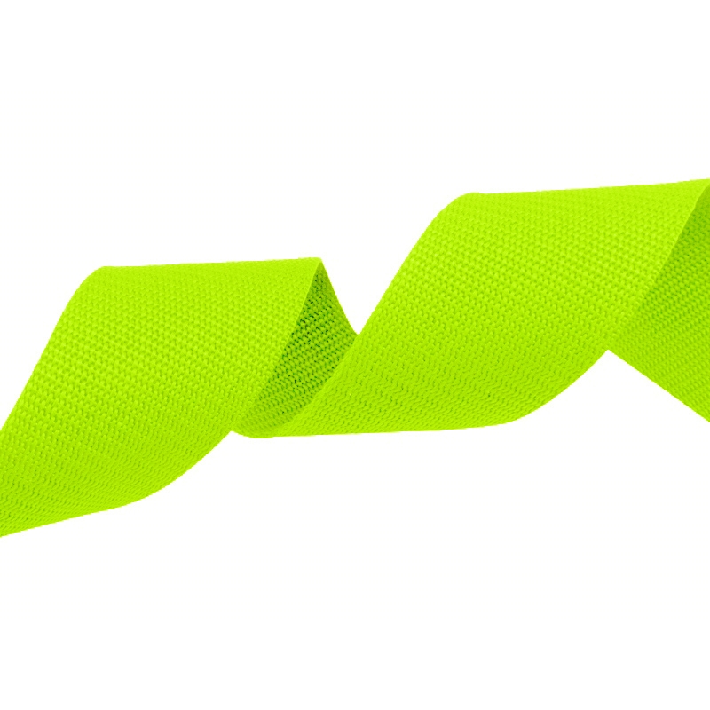 WEBBING TAPE 50 MM 1001 NEON GREEN PES