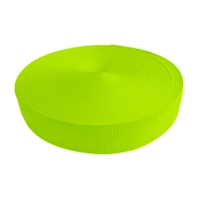 Taśma nośna poliestrowa 15 mm / 1,1 mm zielony neon (1001)