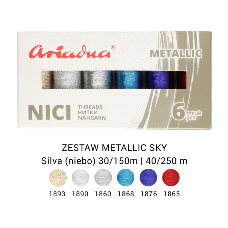 ŠICÍ NITĚ SILVA SKY 30N 2X 150M / 40N 4X 250M