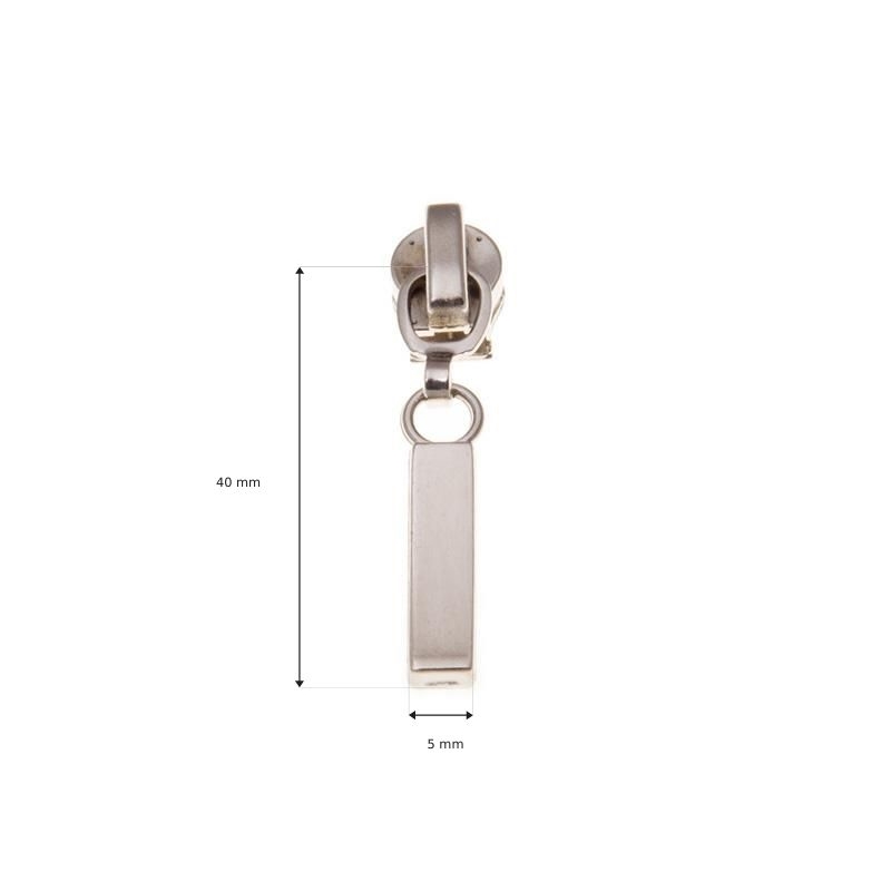 SCHIEBER FÜR SPIRALREIßVERSCHLUSSBAND 5 AUTO LOCK 0292-0232 NICKEL 50/500 ST.