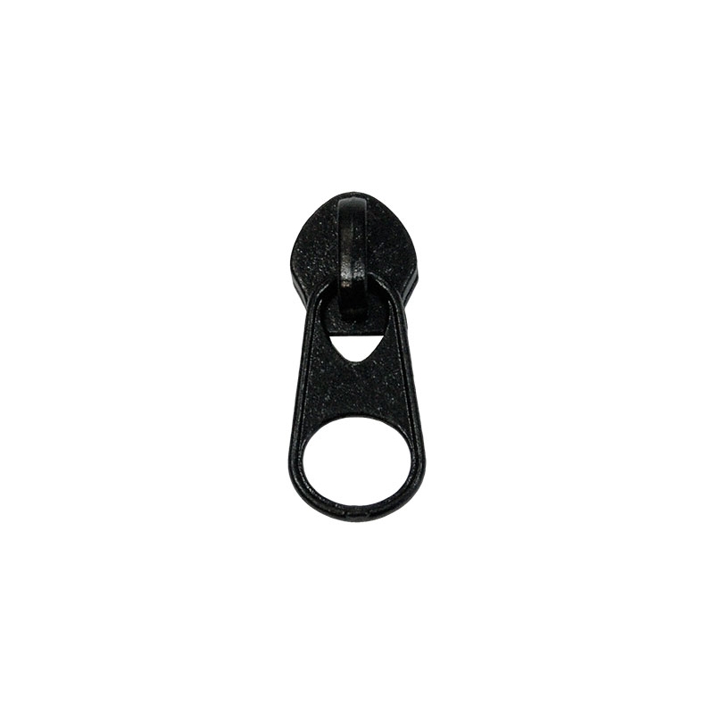 SLIDER FOR NYLON ZIPPER TAPES 8 NON LOCK BLACK 580 50/500 PCS