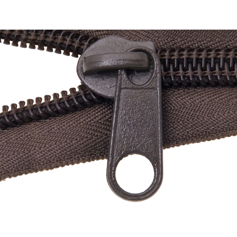 SLIDER FOR  NYLON ZIPPER TAPES 10 NON  LOCK&nbspKHAKI 200 PCS