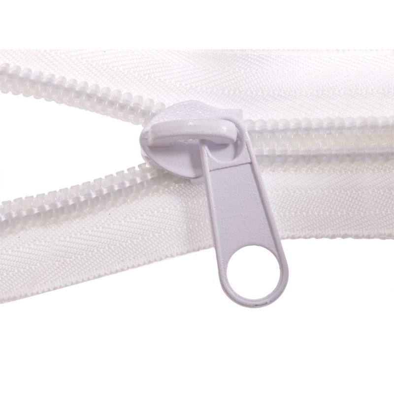 SLIDER FOR NYLON ZIPPER TAPES 10 NON LOCK WHITE 50/200 PCS