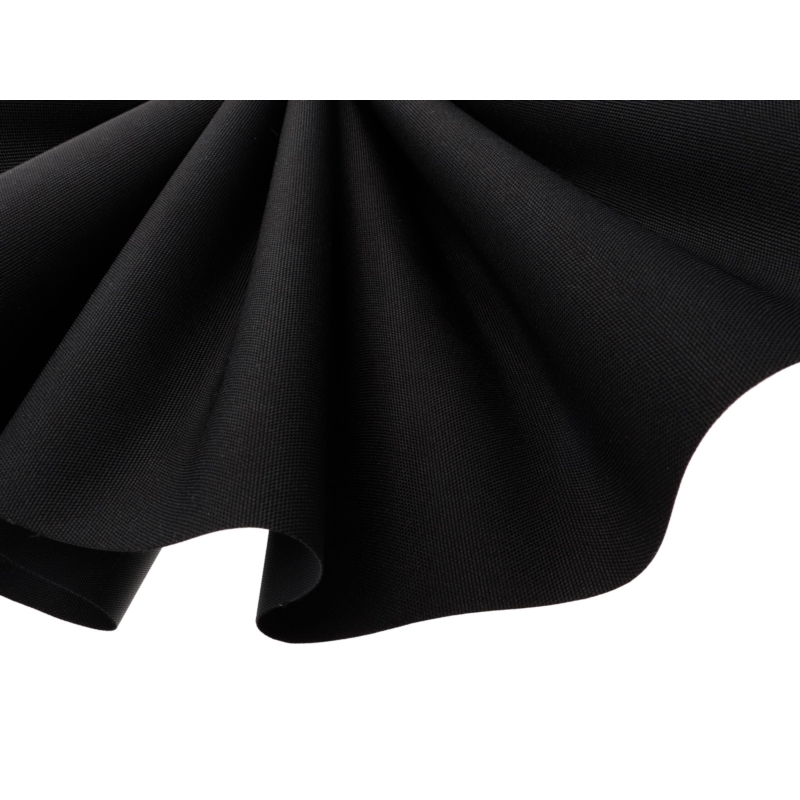 POLYESTER FABRIC 1000D PU WATERPROOF (580) BLACK 50 MB