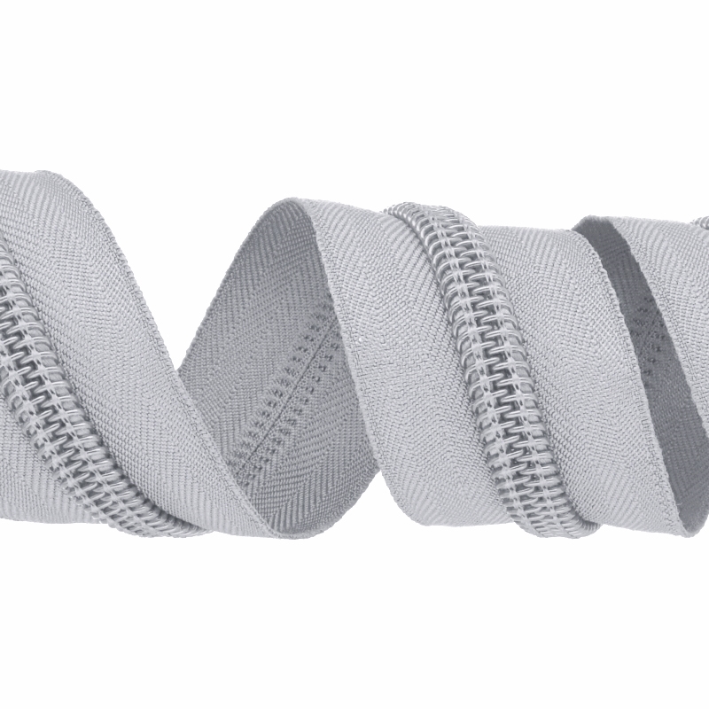 NYLON ZIPPER TAPE  10  (336)&nbspGREY 39 G/M