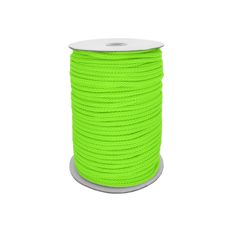 Polyester cord 6 mm yellow neon (1001)