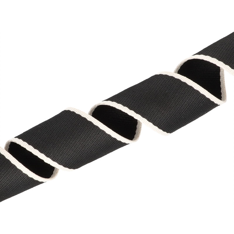 Polycotton webbing 38 mm/1,4 black 50 yd