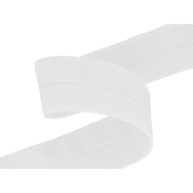 Fold-over elastic 20 mm /0,65 mm white (501)