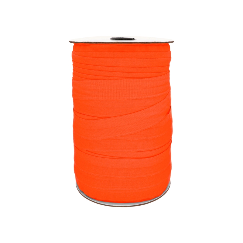 Fold-over elastic 20 mm /0,65 mm orange neon (014)