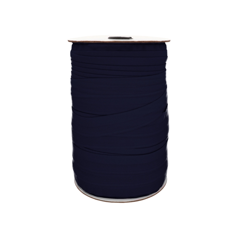 Fold-over elastic 20 mm /0,65 mm navy blue (120)