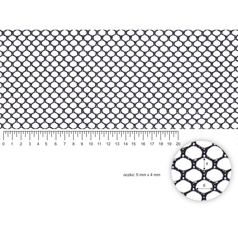 NETZ  SCHWARZ 110 G/M2 160 CM 100 LM