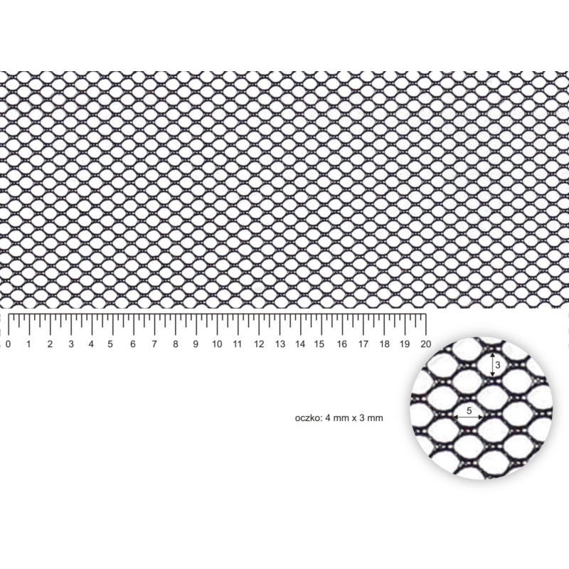 NETZ  SCHWARZ&nbsp100 G/M2   150 CM 100 LM