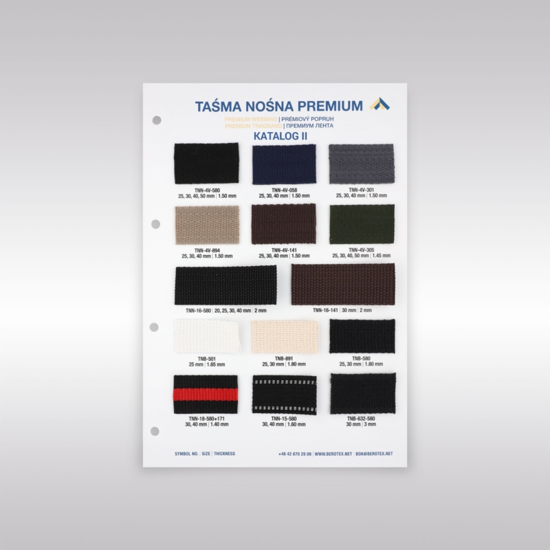 Katalog taśmy nośnej premium II