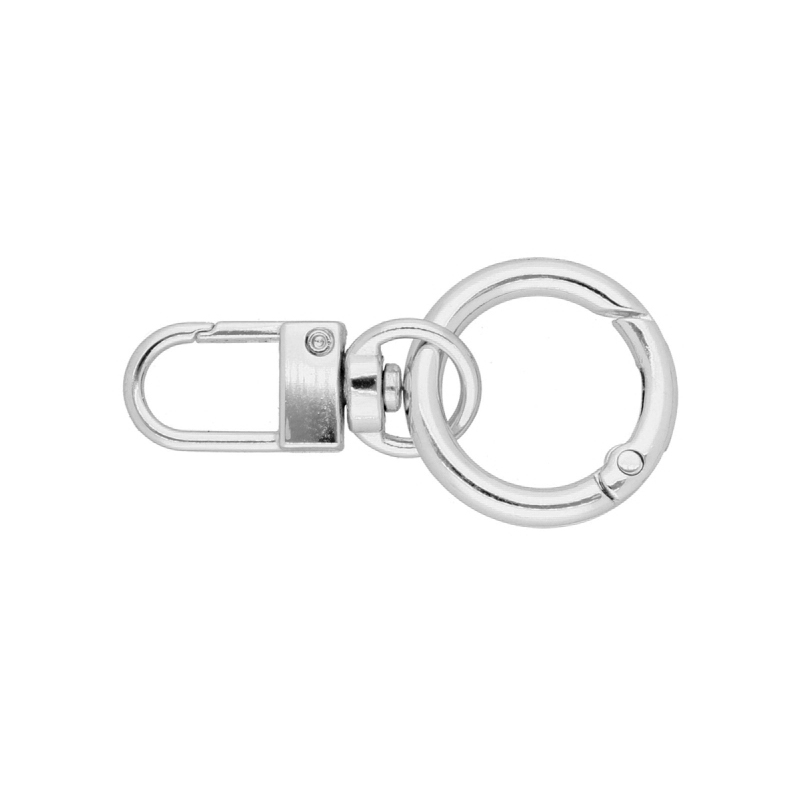 PENDANT KEYCHAIN 411-372 NICKEL