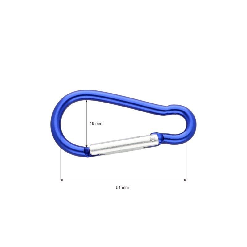 CARABINER SNAP HOOK 50   MM   2093-0101 NAVY BLUE