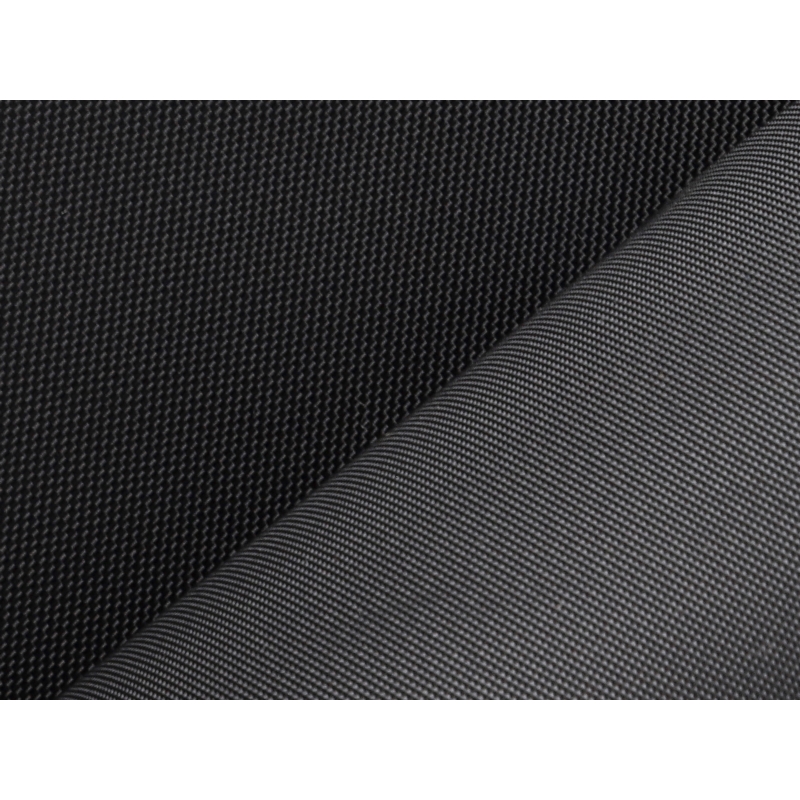 NYLON FABRIC 190D  PVC-F A-GRADE COVERED BLACK 580 150 CM