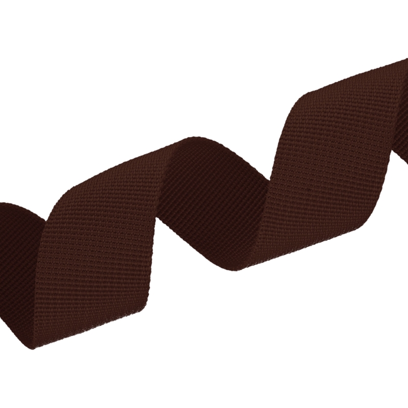 WEBBING TAPE P10 38 MM DARK BROWN 141 PES