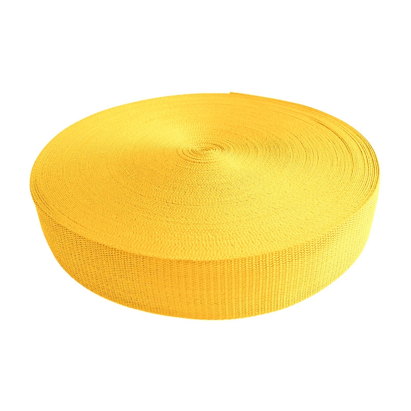 Webbing pp 30 mm / 1,3 mm yellow 178 50 mb