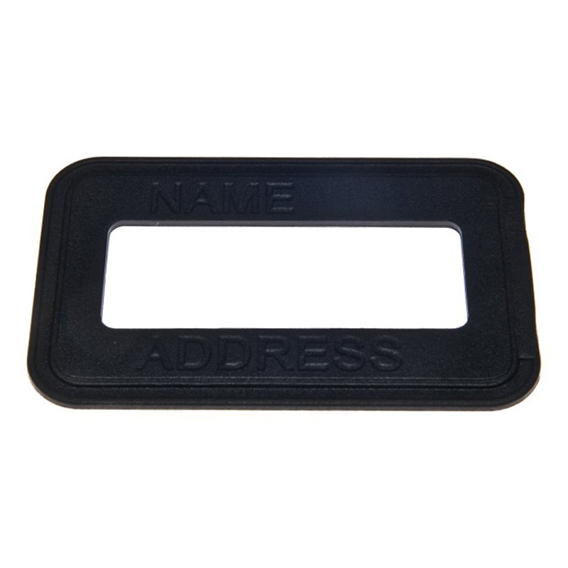 Luggage address holder black 200 pcs