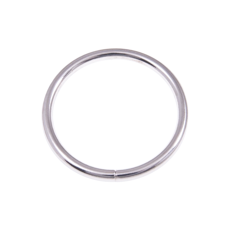 METAL RING 50/5 MM   NICKEL WIRE 100 PCS